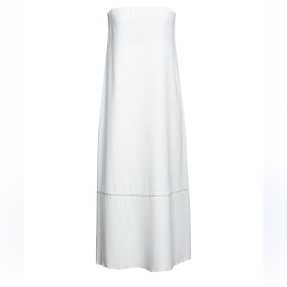 NWT Liviana Conti Midi Strapless Column Maxi Dress 42 - Picture 1 of 13